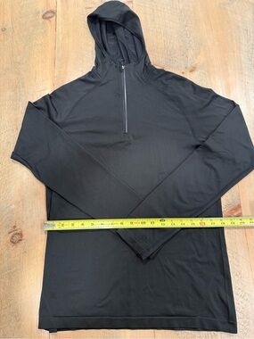 lululemon athletica Men's Black Half-Zip Hoodie